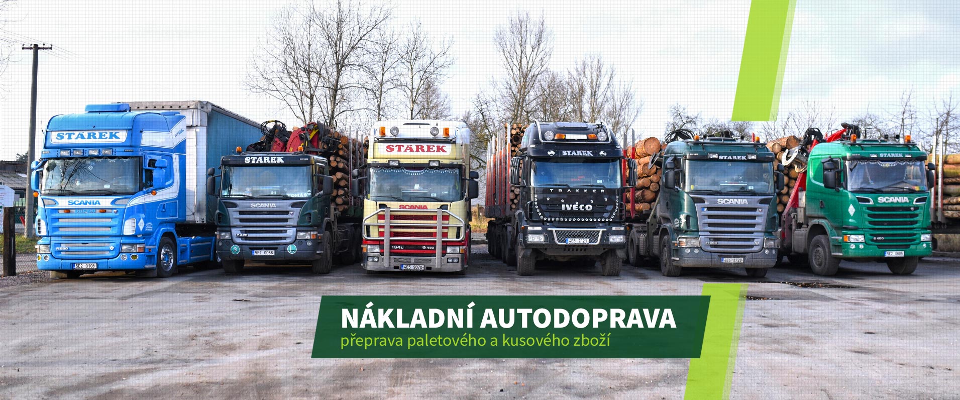 Nákladní autodoprava - přeprava paletového a kusového zboží